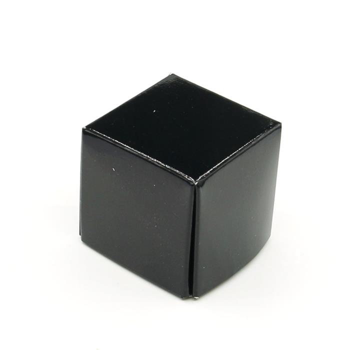 4 Scatole regalo - Mod. 14 - 4cm - Nero Lucido
