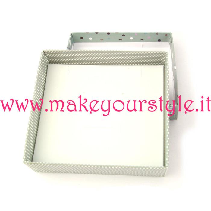 1 Scatola regalo - Mod. 6 - colore: ARGENTO