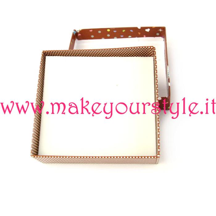 1 Scatola regalo - Mod. 6 - colore: MARRONE
