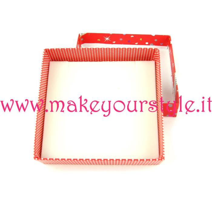 1 Scatola regalo - Mod. 6 - colore: ROSSO
