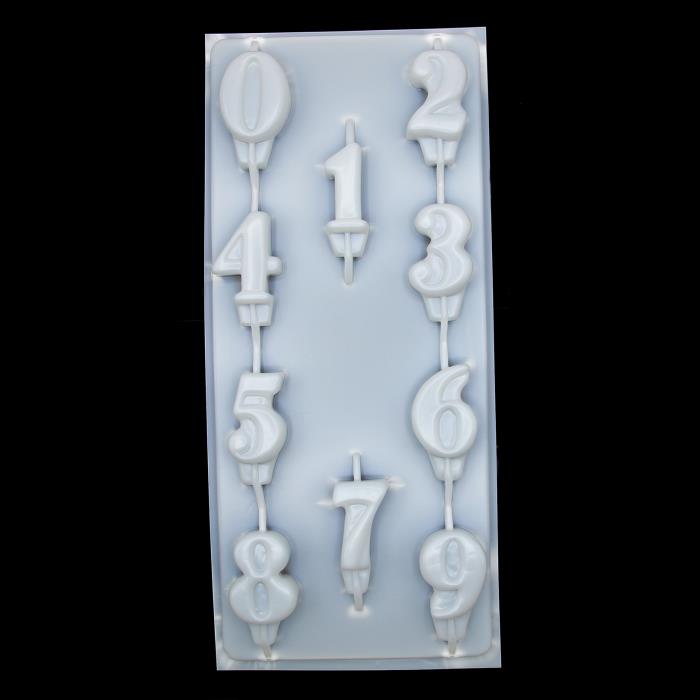 Stampo per candele - Mod. 1 - Numeri