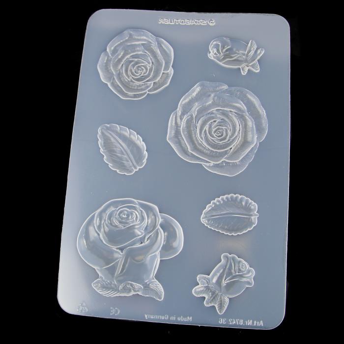 Stampo per colate - Fiori - Mod. 01 Rose
