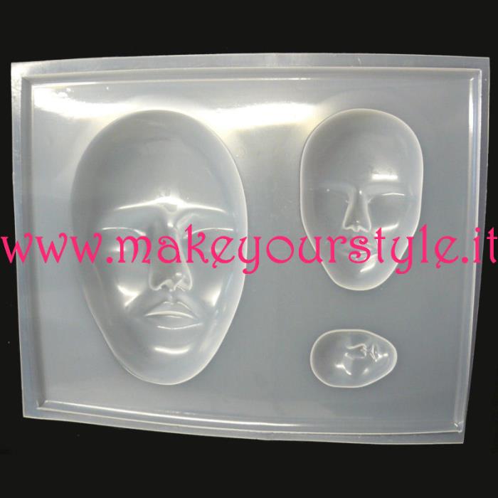 Stampo per colate - Carnevale - Mod. 01 Maschere