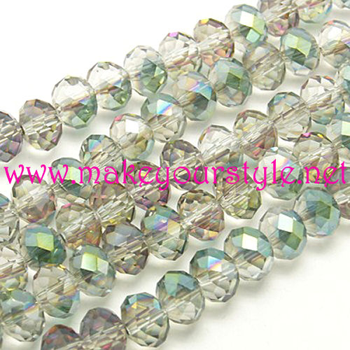 10 perle ovali - Mod.1 - colore: TRASPARENTE