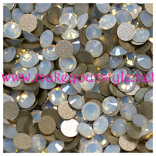 Strass in vetro 2,8mm - colore: OPALE BIANCO