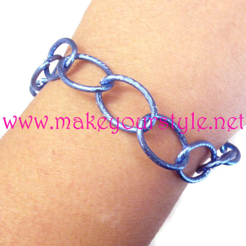 1 metro Catena colorata - mod. 2 - colore: BLUETTE