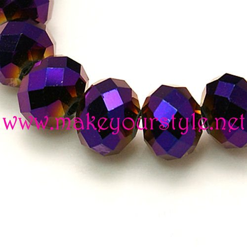 10 perle ovali - Mod.1 - colore: VIOLA