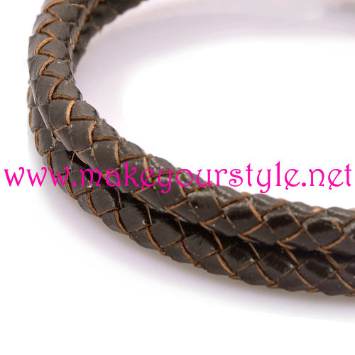 Base bracciale in un click - Mod. 03 - Colore: Marrone