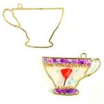 Charm Bezel - Tazzina - Colore: Dorato
