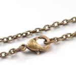 Collana pronta in color bronzo - Mod. 07