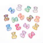 10 Decori in resina - Animali - Mod. 51 - Orsacchiotto iridescente