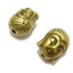 4 Distanziatori bronzo testa di Buddah 