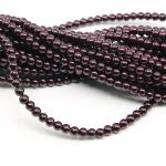 1 filo di perle rinascimento da 4mm - colore: BORDEAUX