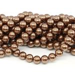 1 filo di perle rinascimento da 10mm - colore: BRONZO