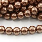 1 filo di perle rinascimento da 12mm - colore: BRONZO