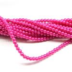 1 filo di perle rinascimento da 4mm - colore: FUCSIA