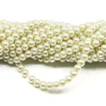 1 filo di perle rinascimento da 6mm - colore: PANNA