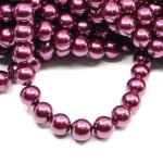 1 filo di perle rinascimento da 12mm - colore: PRUGNA