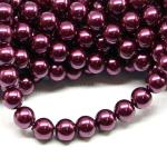 1 filo di perle rinascimento da 12mm - colore: VINACCIA