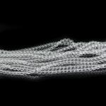 1 filo perle in vetro trasparente 6mm