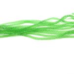 1 filo perle in vetro trasparente 4mm - colore: VERDE