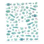 Disegni decorativi per inclusioni - Mod. 23 - Pesci e conchiglie