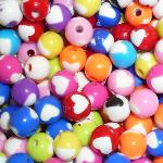 20 Perle tonde 8mm - Mod. 11 - colore: MISTE