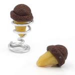 Miniature - Cono Gelato - Mod. 01 - Marrone Cioccolato