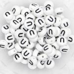 10 Perle Alfabeto Mod. 1 - Lettera: U