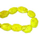 2 Perle aulite - mod. 13 - Colore: GIALLO