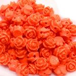 10 Perle a rosa - colore: CORALLO