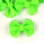 6 Perle a fiocco senza buco - colore: VERDE