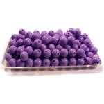 10 Perle tonde pastello 10mm - colore: VIOLA
