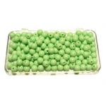 10 Perle tonde pastello 8mm - colore: VERDE
