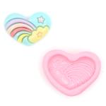 Stampo Cuore Arcobaleno 