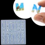 Stampo per resina - Mod. F77 - ALFABETO E NUMERI PICCOLI