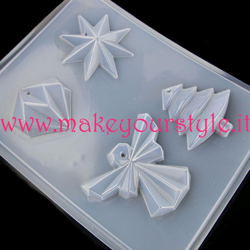 M09 Stampo per realizzare decorazioni natalizie geometriche