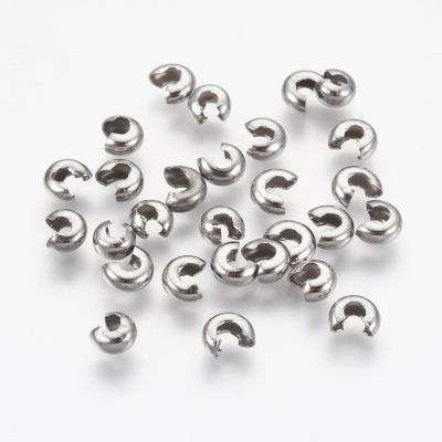 6 Coprischiaccini in acciaio inox