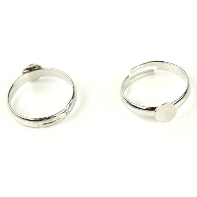 2 Anelli con piatto argento