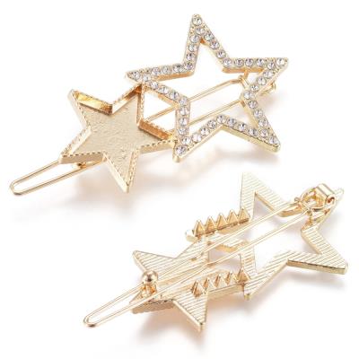 Charm Bezel - Fermaglio Stelle - Colore: Dorato