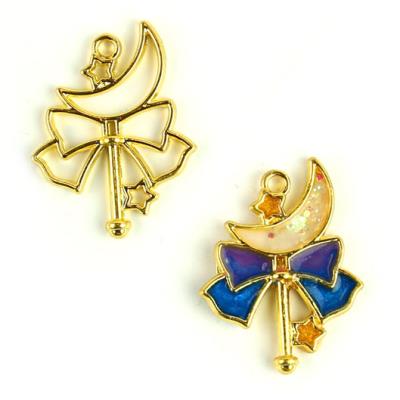 Charm Bezel - Chiave - Mod. 07 - Colore: Dorato