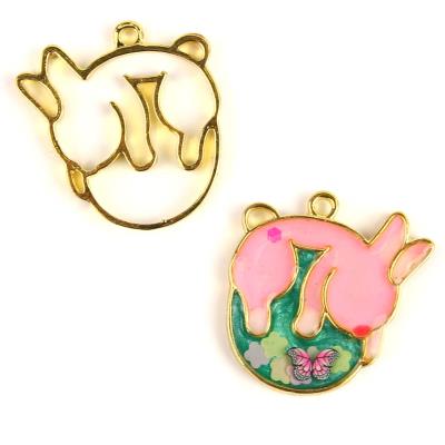 Charm Bezel - Coniglio - Mod. 01 - Colore: Dorato