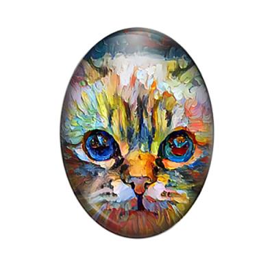 Cabochon 18x25mm con stampa - Gatti - Mod. 04