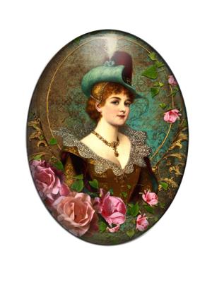 Cabochon 30x40mm con stampa - Mod. 05 - Damina