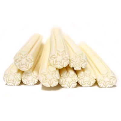 Cane fiocco di neve bianco