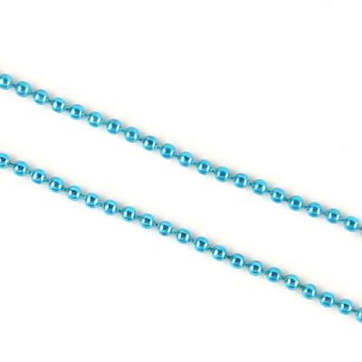 1 metro catena a pallini 2,4mm - Turchese