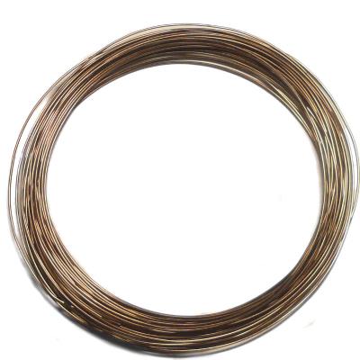 1 metro cavetto di alluminio 1mm - Colore: MARRONE