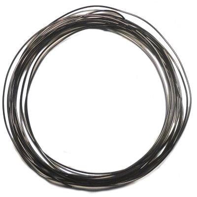 1 metro cavetto di alluminio 2mm - Colore: NERO