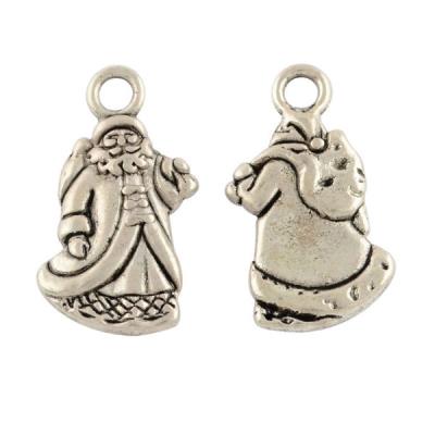 4 Charm Babbo Natale con sacco dei regali