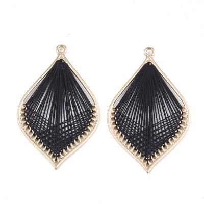 Charm grande - Modello 82 - Goccia intrecciata